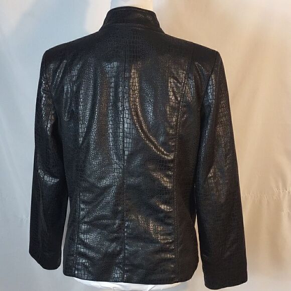 Joni B Croc Embossed Women's Jacket - Picture 4 of 8